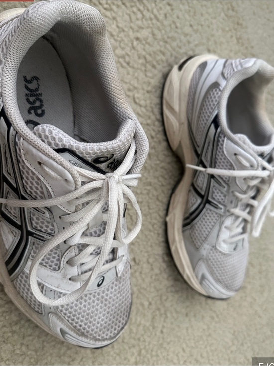 Asics Other - Asics White and Black Mesh Running Shoes